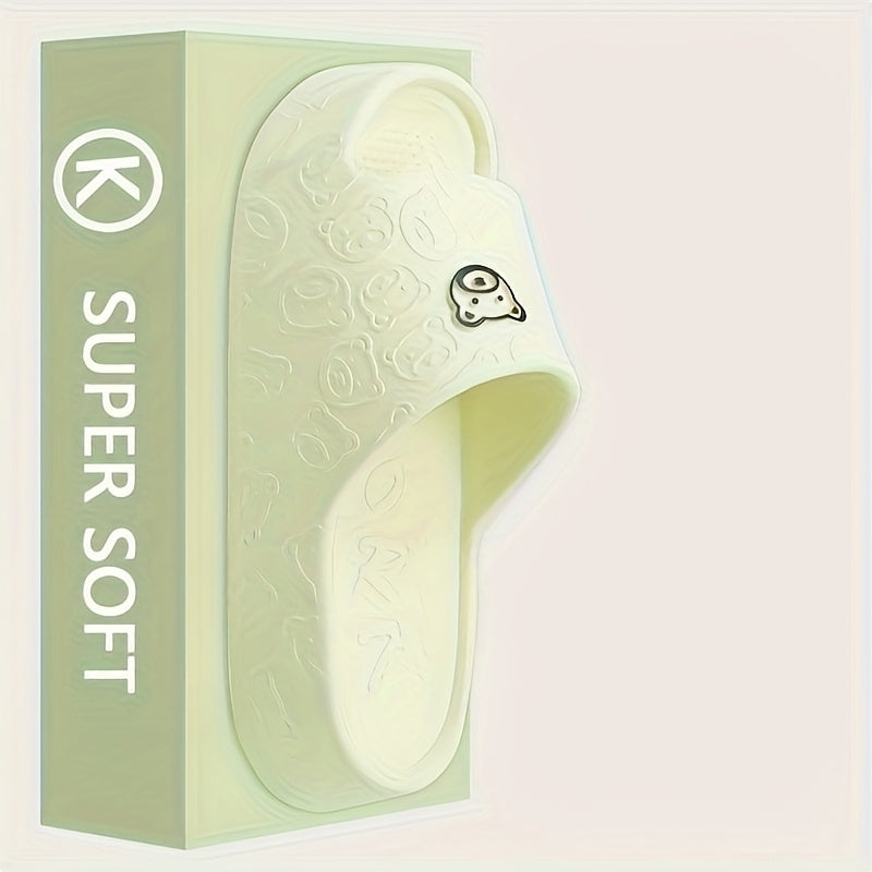 Women's Open-Toe Summer Indoor Outdoor Slippers Thick Sole Comfortable Slides