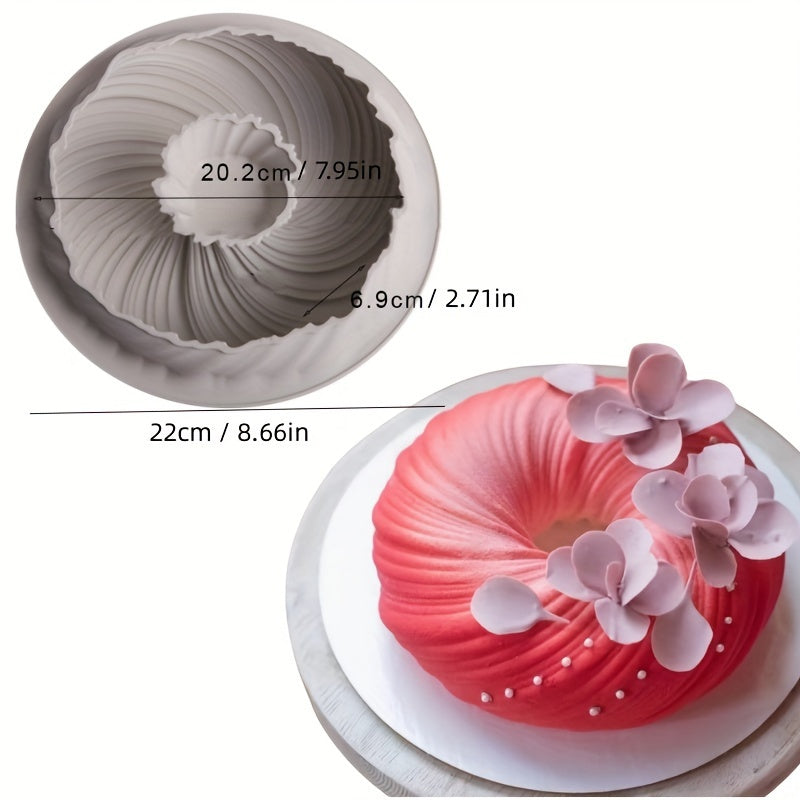 Silicone Cake Mold Set for Holiday Celebrations, Decorative Desserts, Various Designs