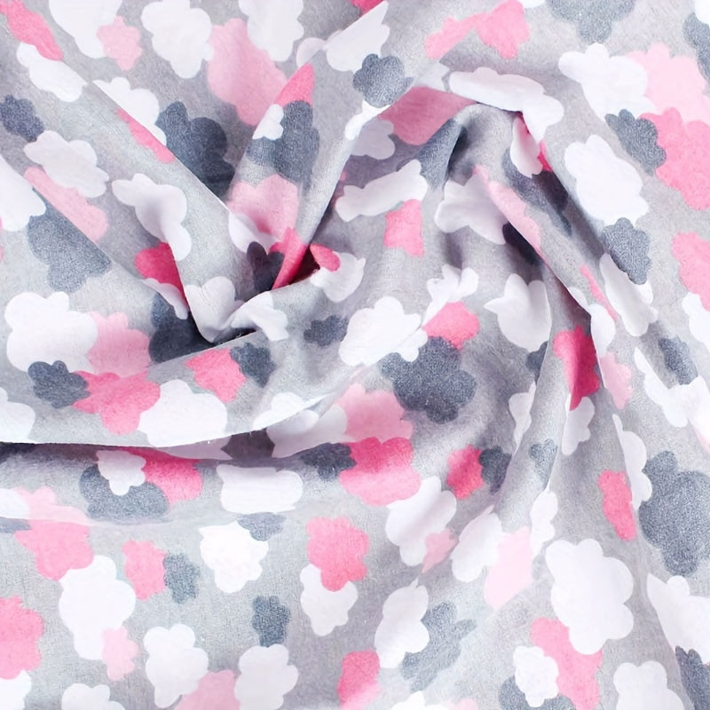 Set of Four Soft Flannel Swaddle Blankets for Babies in Assorted Colors