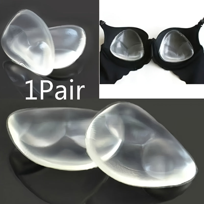 Silicone Bra Insert Pads for Enhancing Chest in Women's Lingerie Pair Set