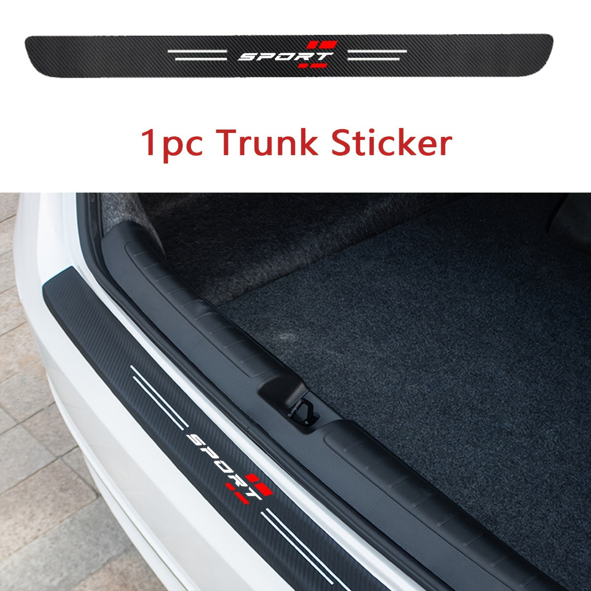 Car Door Sill Protectors Waterproof PVC Leather Scratch and Collision Prevention 1 or 4 Pack
