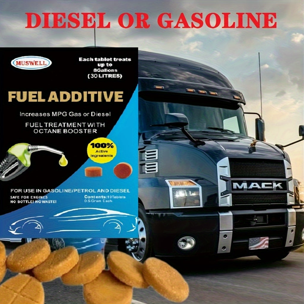 Добавка для топлива, усилитель мощности, очиститель системы топлива для бензина и дизеля