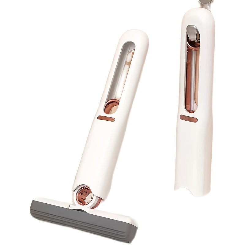 Portativ Qo'l Bilan Boshqariladigan Mini Mop - Oshxona, Hammom, Avtomobil va Shisha Yuzalarni Tozalash uchun Mukammal, Qulay Devorga O'rnatiladigan Egasi bilan Birga Kelaydi