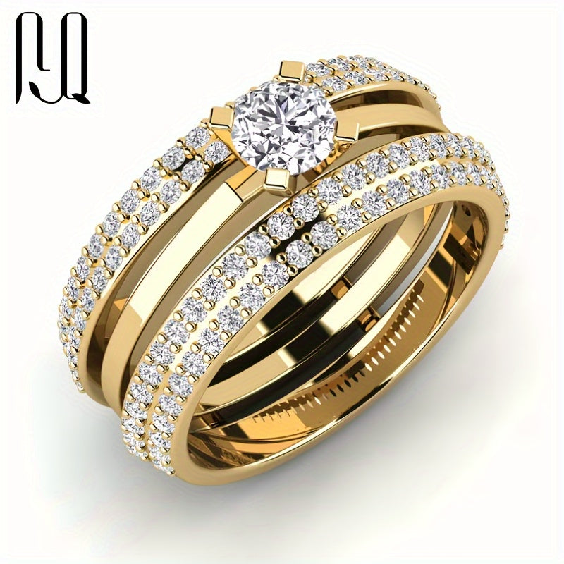 Pair of 2 Moissanite Ring Set 0.5 Carat and 0.864 Carat Black Card Certificate