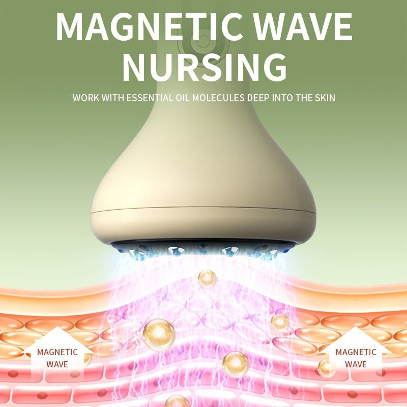 Dispositivo portátil de masaje Meridian con succión de 9 velocidades para alivio de cuello, hombros y espalda