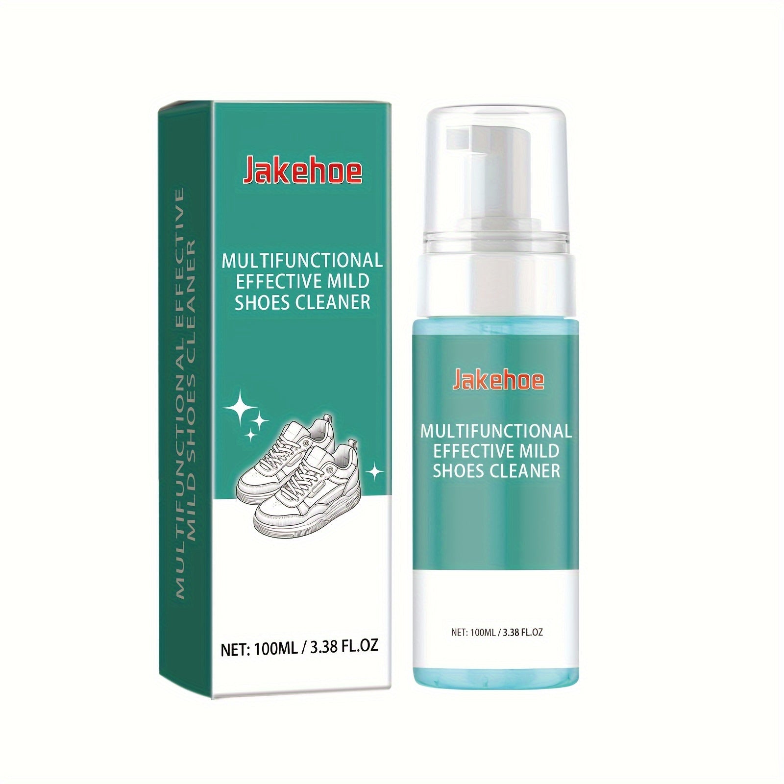 Limpiador multifuncional de espuma para zapatos 100ml Eliminación rápida de manchas Aclara los zapatos