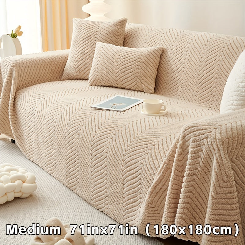 Qalin, uy hayvonlariga qulay divan qoplamasi yotoqxona, ofis yoki yashash xonasidagi mebellarni himoya qilish uchun.