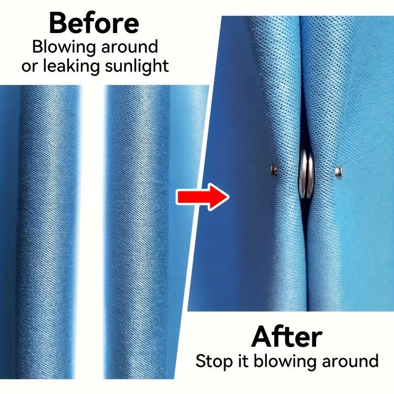 Magnetic Curtain Buckle Closure Set for Two-Way Switch 20 Pairs Butterfly Magnets