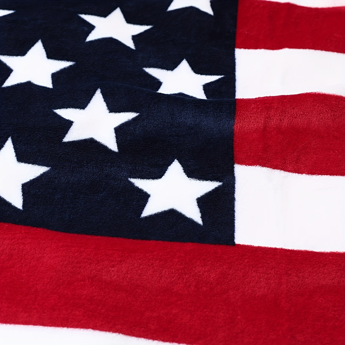 Manta de franela con bandera americana, suave y versátil, para cama, sofá, camping y regalo