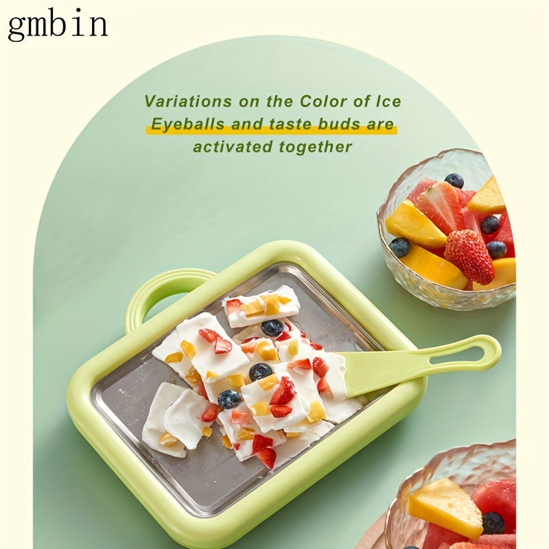 Stainless Steel Ice Cream Maker No Electricity DIY Home Use