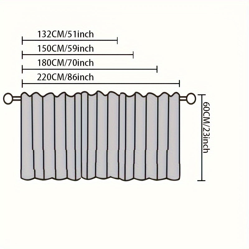 Boho Geometric Lace Tassel Cafe Curtain Tiers Polyester Semi-Sheer Thermal Insulated