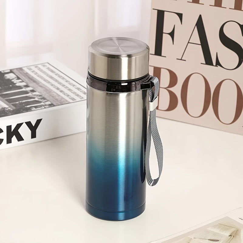Men's Stainless Steel Travel Mug with Tea Strainer Large Capacity Wholesale