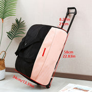 Lightweight Travel Trolley Bag with Large Capacity and Soft Fabric Material