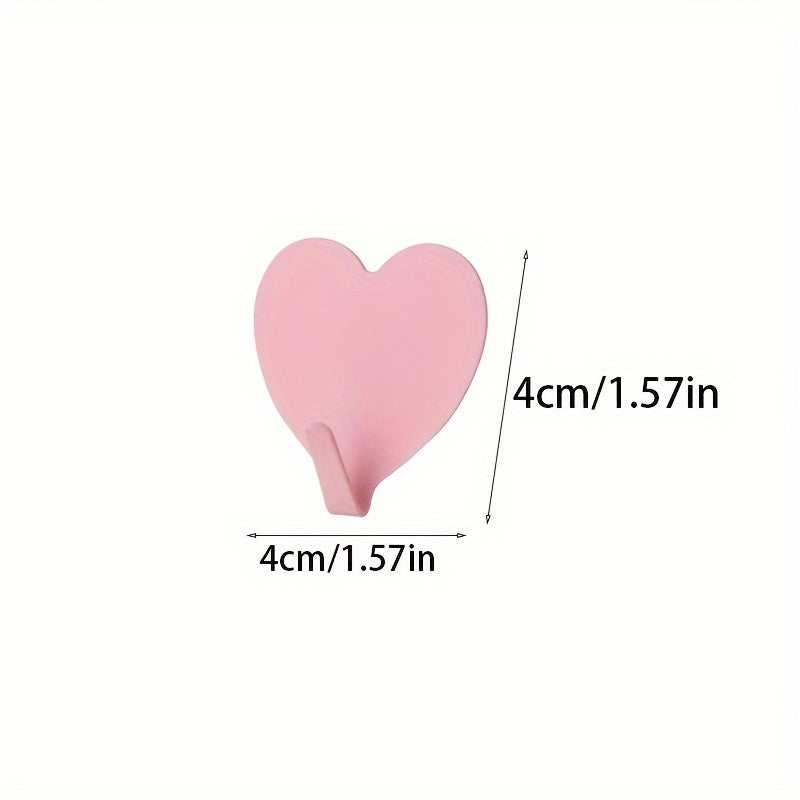 Heart Shaped Wall Hook Set for Home Decor and Gifting Perfect for Christmas or New Year