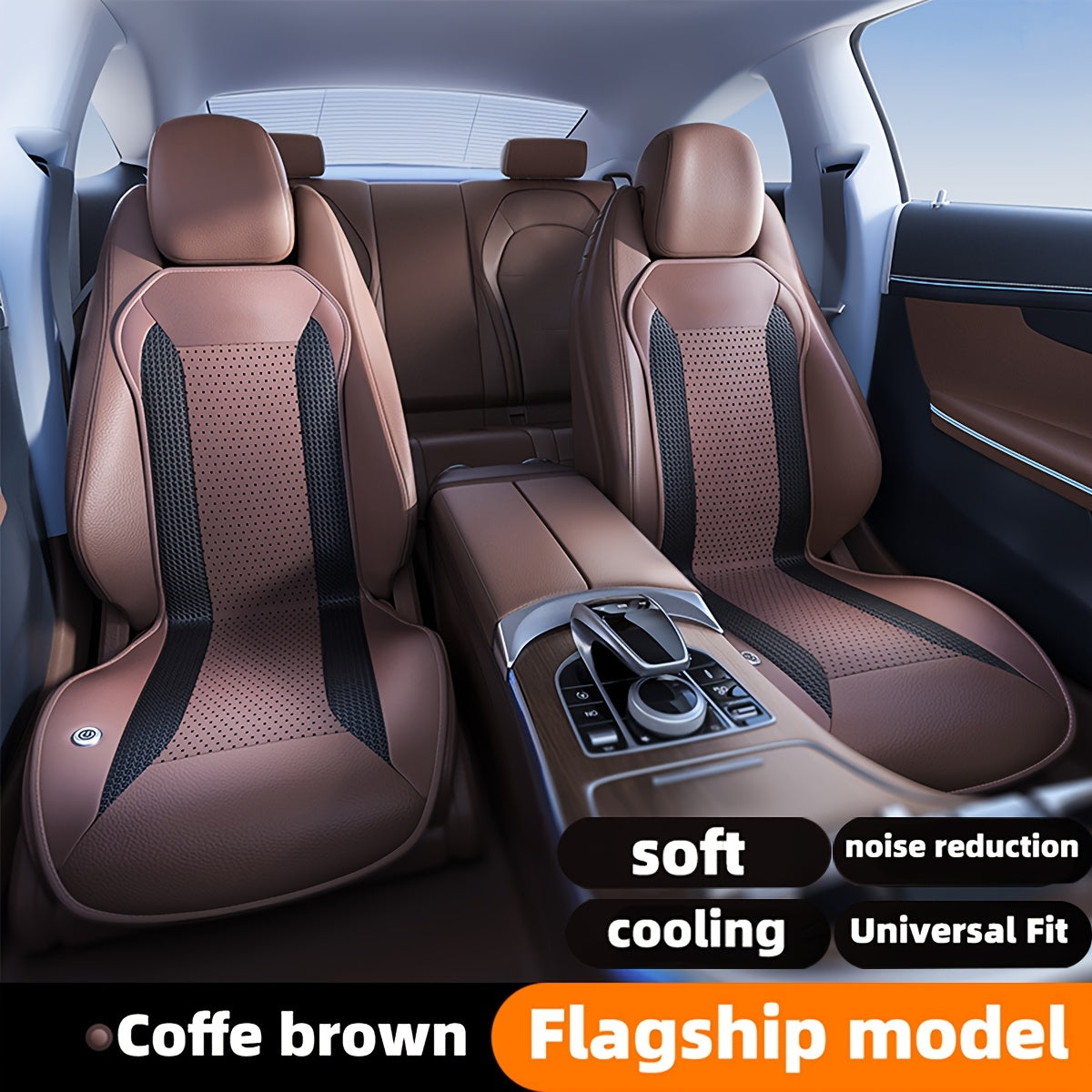 Car Seat Cushion Ventilated Cooling Cover for Small Cars Vans Trucks