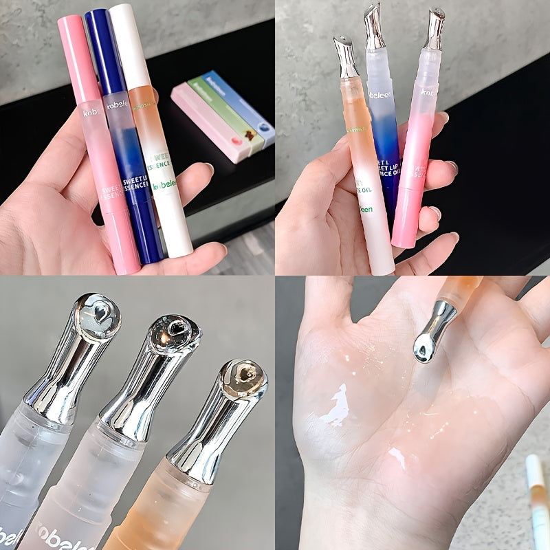 Brillo labial para mujer hidratante con infusión de bayas, humectante, brillante y nutritivo