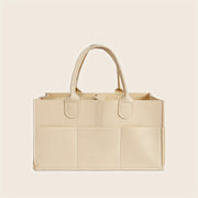 Portable Felt Diaper Bag for New Moms Compact Baby Bag with Diaper Storage