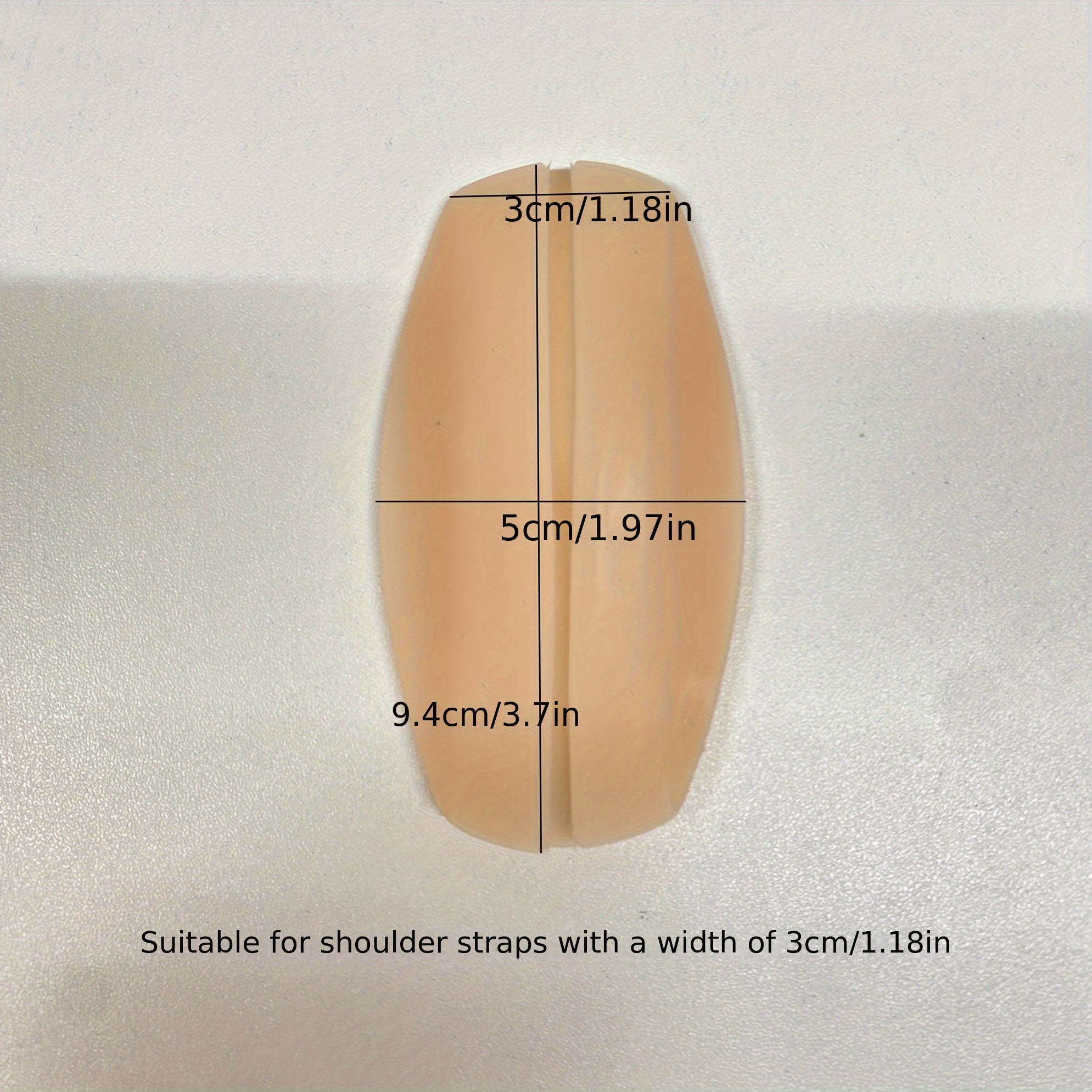 4-Pack Silicone Bra Strap Pads Non-Slip Comfort Support Solid Color Bra Accessories