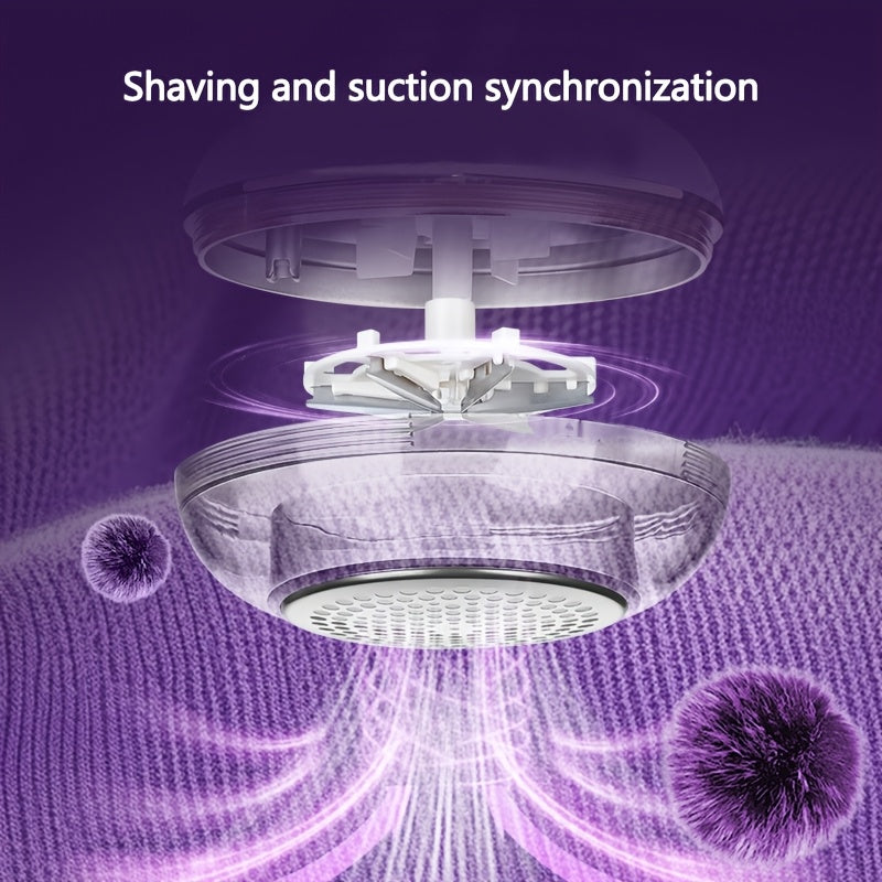 Kiyimlar va mebellardan olib tashlash uchun portativ USB quvvatlanadigan mato qirqish