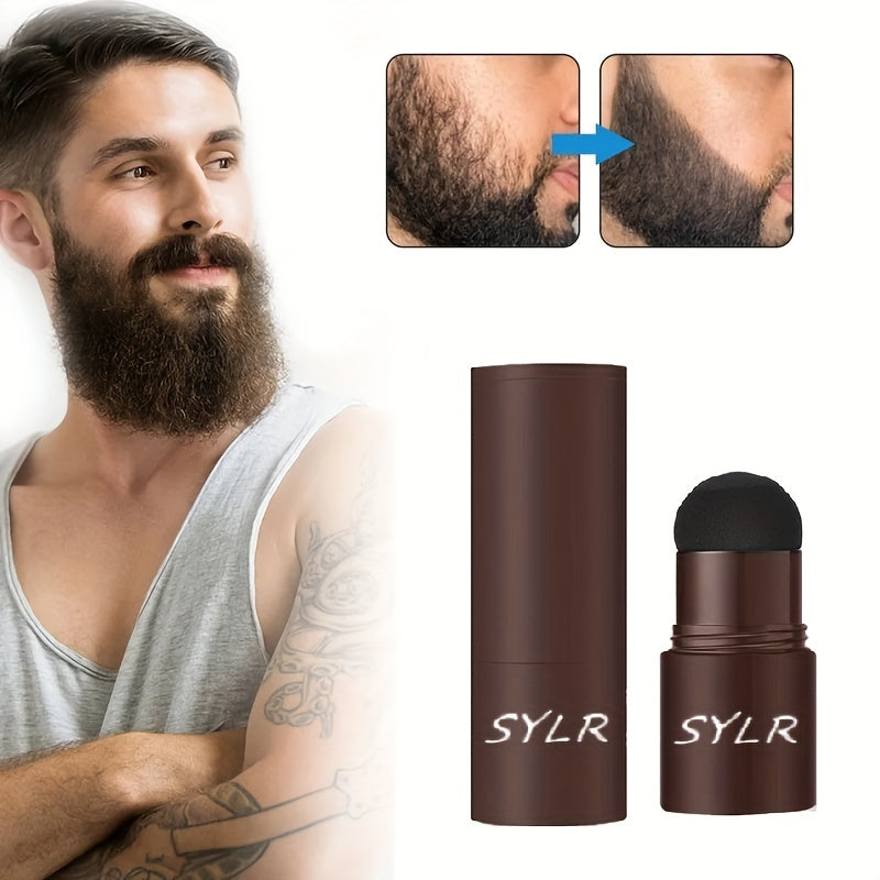 Men's Beard Shaping Pen Waterproof 3-in-1 Mustache Styling Powder