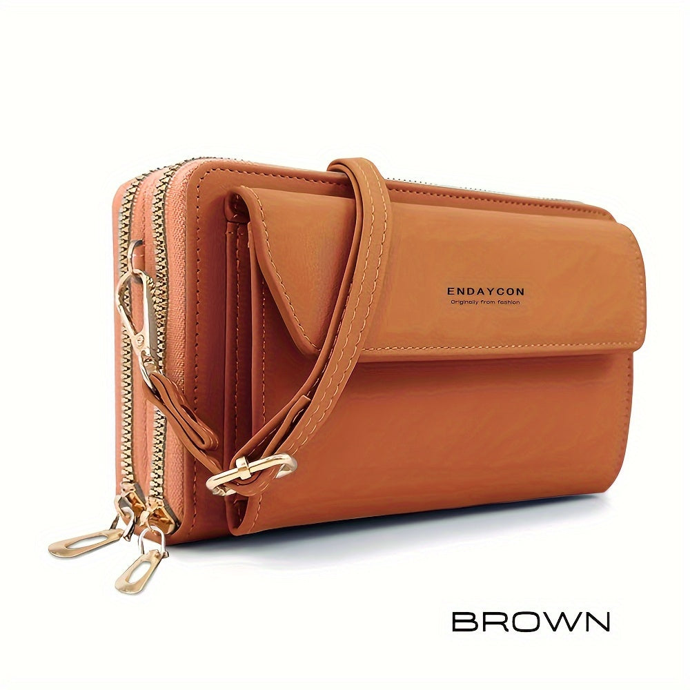 Women's Crossbody Bag with Large Capacity Adjustable Strap Card Holder Phone Pouch Lightweight