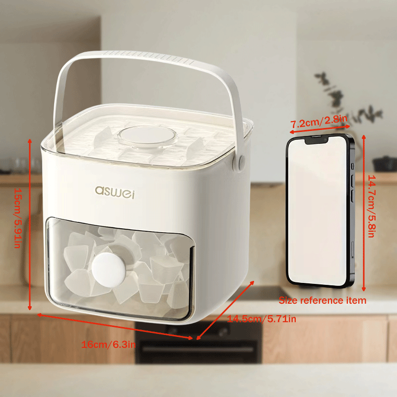 Portable Ice Maker Compact Large Capacity Easy To Carry