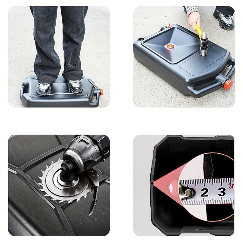 Oil Drain Pan For Car Cleaning 8-15L Metal Waste Oil Tray Basin