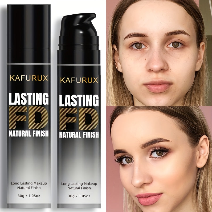 Base de maquillaje líquida de cobertura total para mujer, acabado mate natural, resistente al agua, 30g