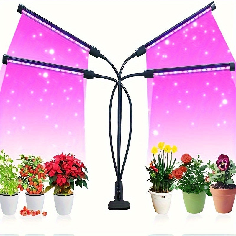 USB Powered Full Spectrum LED Grow Light with Flexible Gooseneck Foldable Design for Indoor Plants