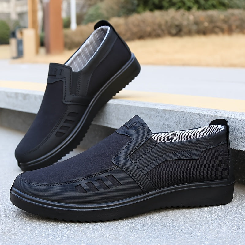Men's Slip-On Sneakers Non-Slip Sole Casual Outdoor Sports Low Top
