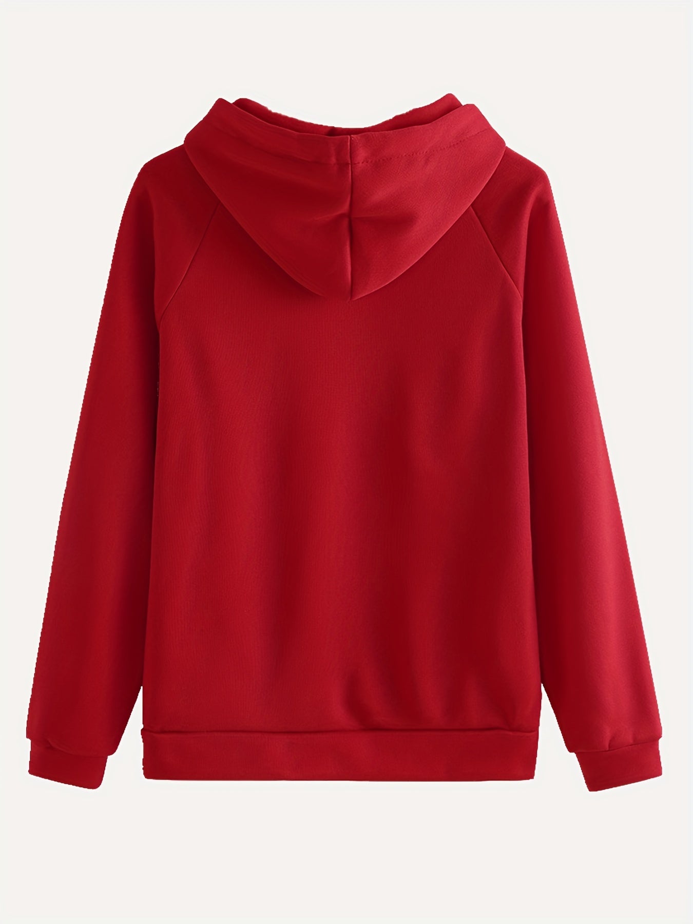 Women's Polyester Hooded Sweatshirt and Pants Set Solid Color Long Sleeve Casual Fall Winter