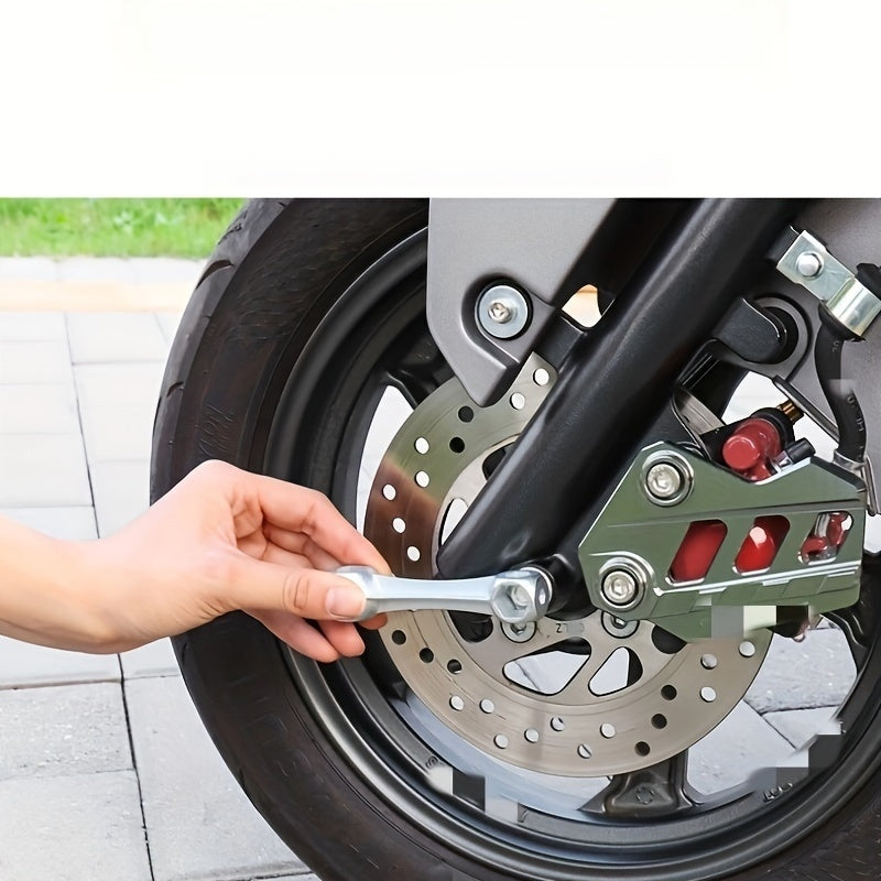 10-In-1 Hexagonal Socket Bone Wrench for Motorcycles and Bicycles Aluminum Alloy Multi-Tool