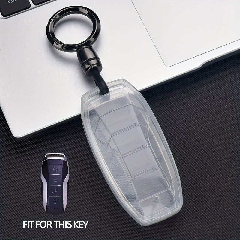 Universal TPU Key Cover for EVs Scratch-Resistant Anti-Slip Grip