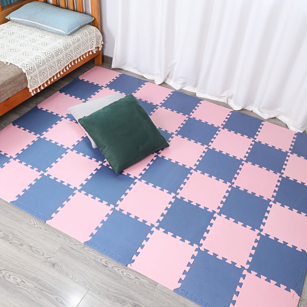 16-Donali EVA ko'pik o'yin mato to'plami geometrik naqsh uchun bolalar xonasi va o'yin xonasi