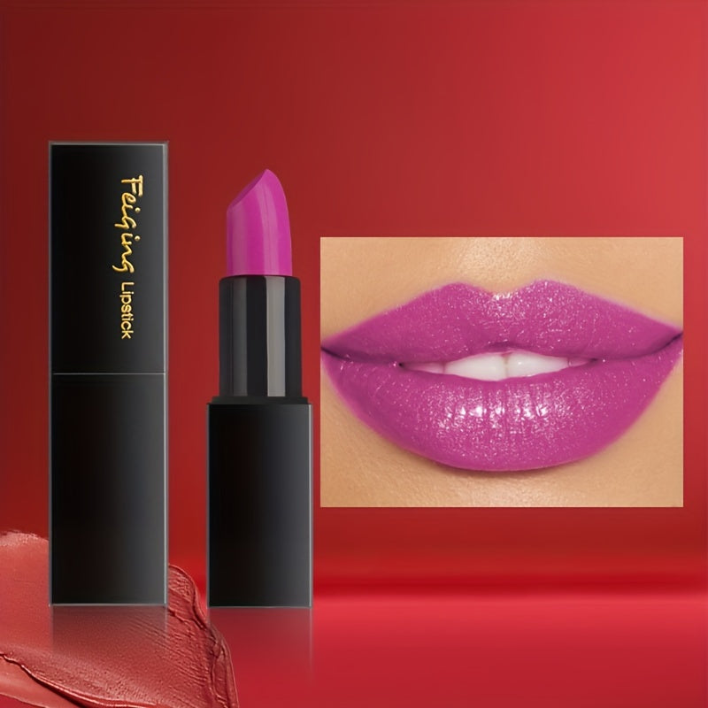 Женская цветная блестящая увлажняющая водостойкая помада для губ, стойкая