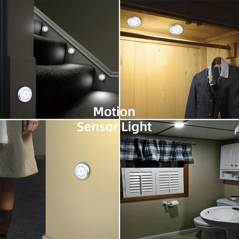 Conjunto de 3, 6, 9 o 12 luces de sensor de movimiento con batería para uso doméstico