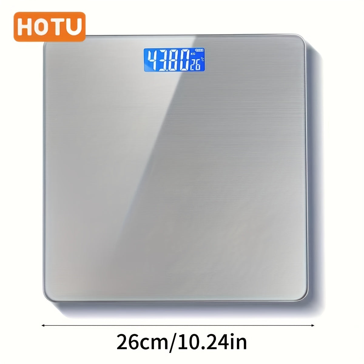 Smart Home Scale LCD Display Temperature Max Load 400 lbs 180 kg