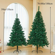 Artificial Christmas Tree PVC and Plush Fake Cedar Holiday Decor for Home Office Garden