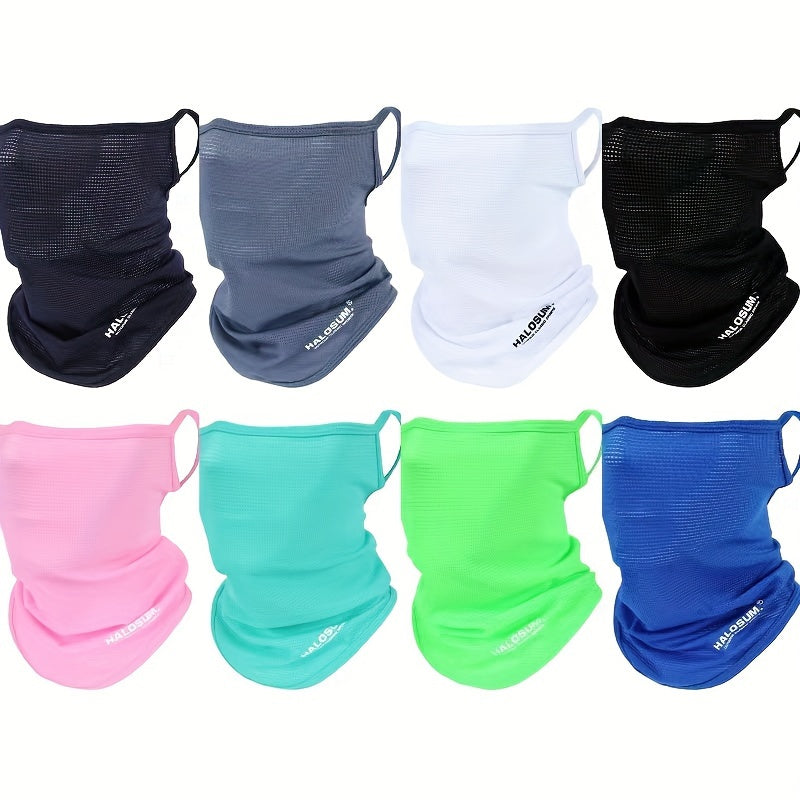 Breathable Ice Silk Face Mask for Cycling Outdoor Activities Windproof Dustproof