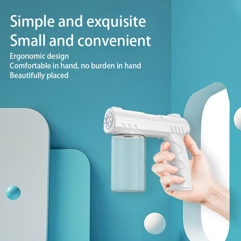 Rechargeable Handheld Spray Gun with Fine Mist and Long Range for Home Office School