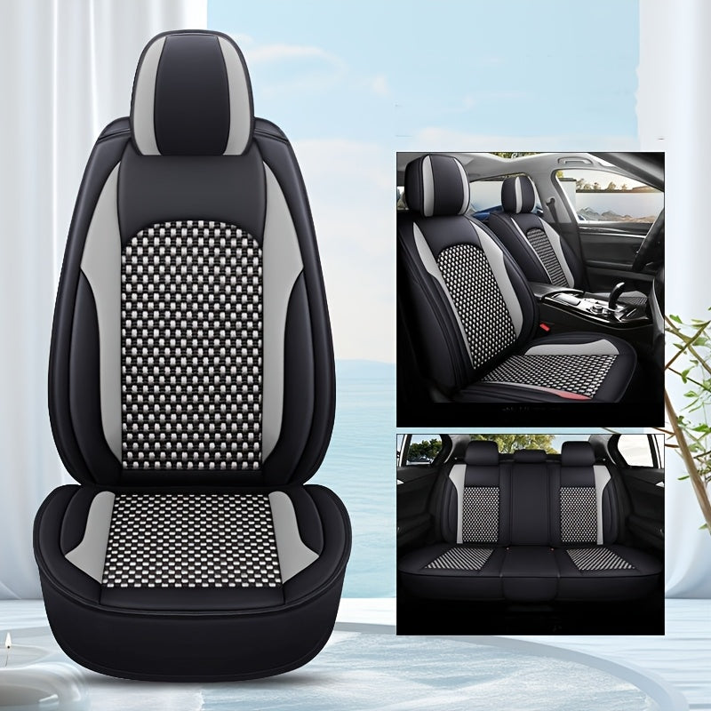 Universal All-Season Car Seat Cover Breathable Fabric Full Coverage