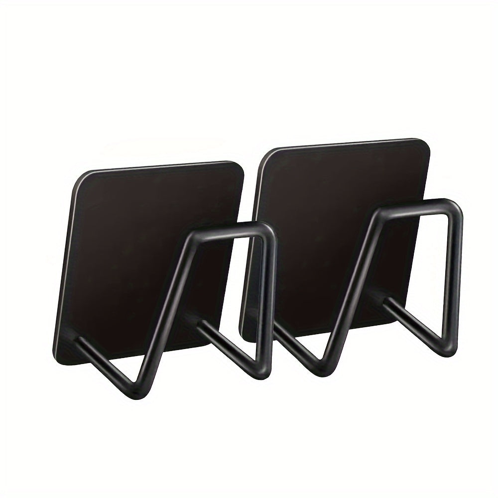 Juego de organizador de cocina y baño de acero inoxidable, estante para drenaje, soporte para esponjas, montado en la pared