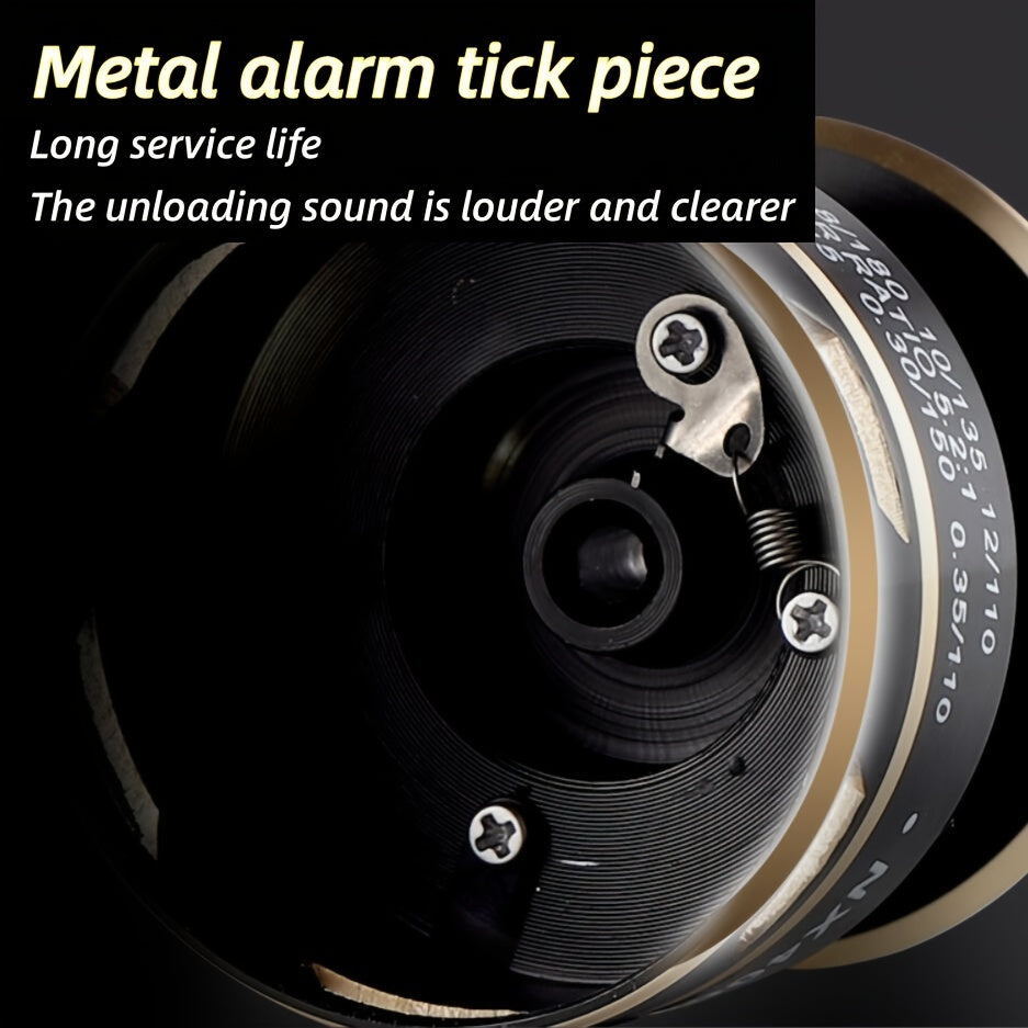 Metal Spinning Fishing Reel 14 Ball Bearings Long Casting Freshwater Black