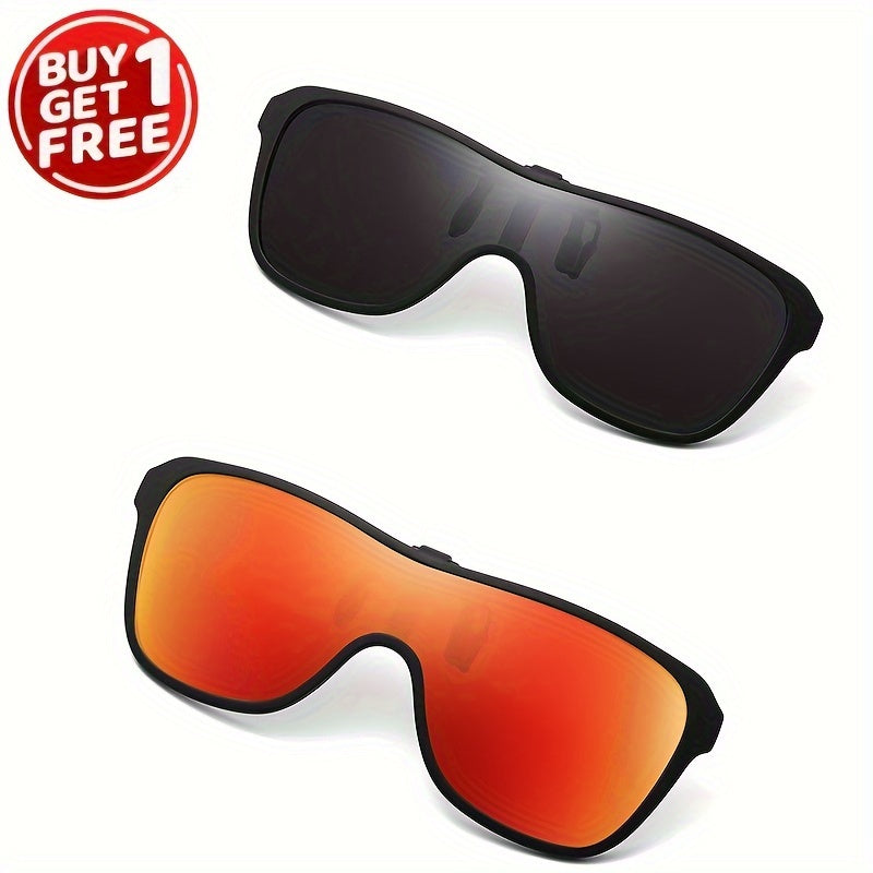 Polarized Clip-On Fashion Glasses for Men and Women Driving Outdoor Activities Hawaii Theme Buy One Get One Free