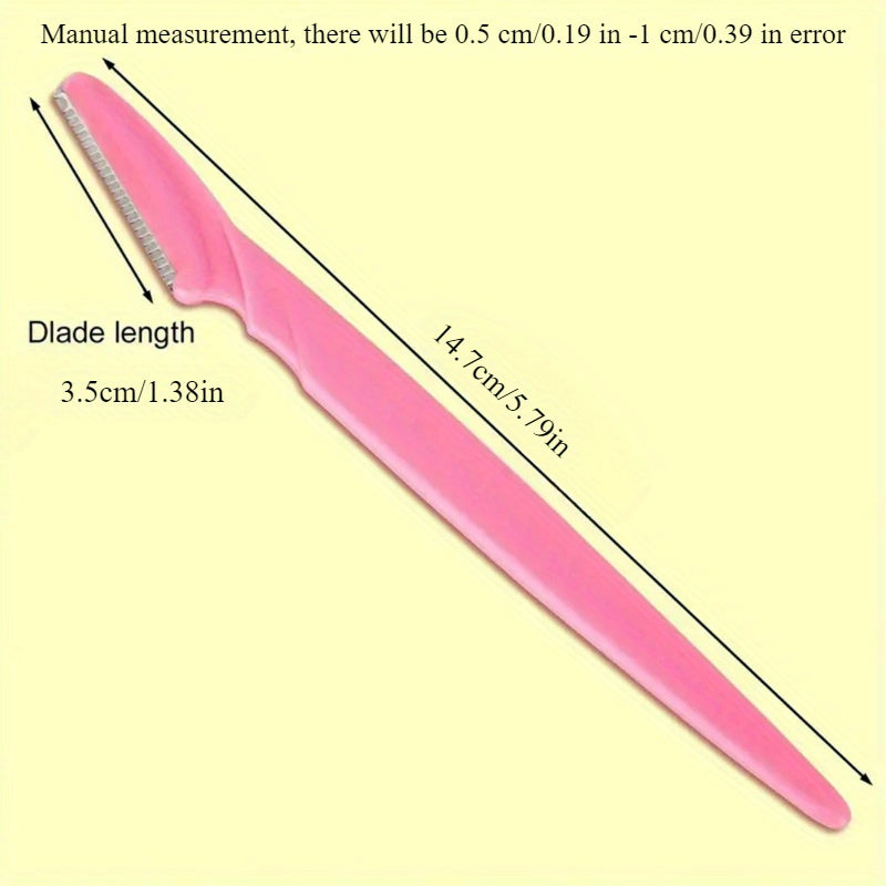 10Pcs Stainless Steel Razor Set for Men and Women Facial and Body Trimmers