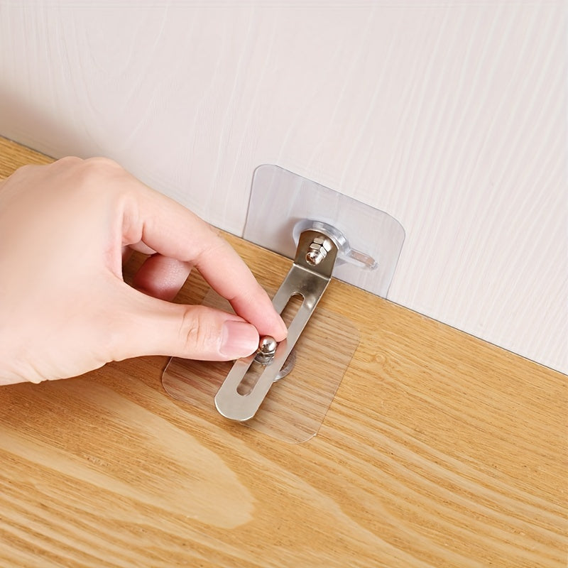 Aluminum Furniture Anchors Set for Baby Proofing Anti-Tip Seismic Safety