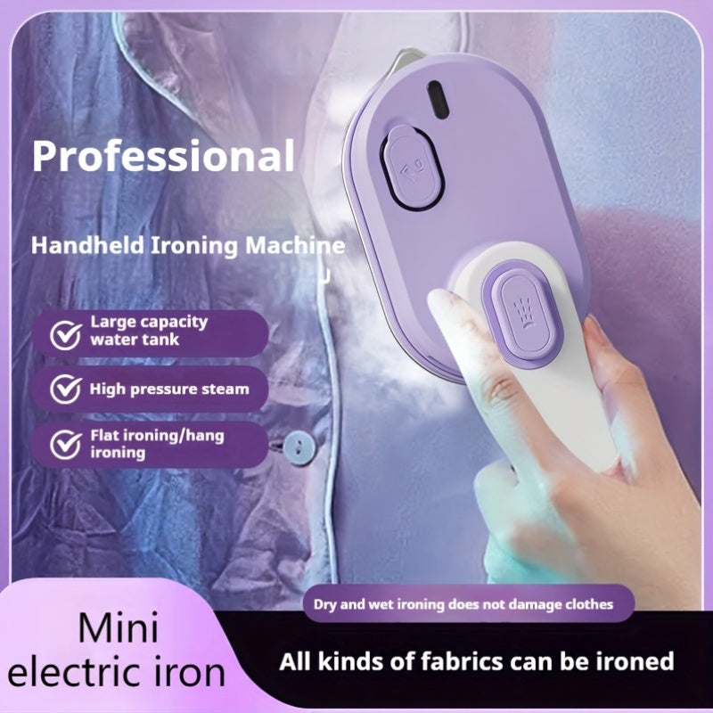 Uy, sayohat, yotoqxona uchun yuqori bug kuchiga ega kompakt qo‘l bilan ishlatiladigan kiyimlar uchun bug‘li tozalash