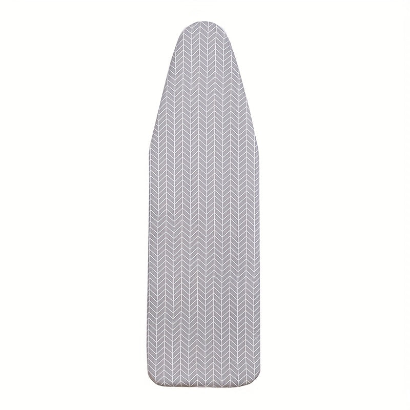 Floral Ironing Board Cover 1pc, Gray and White, Durable 400gsm Felt, Adjustable