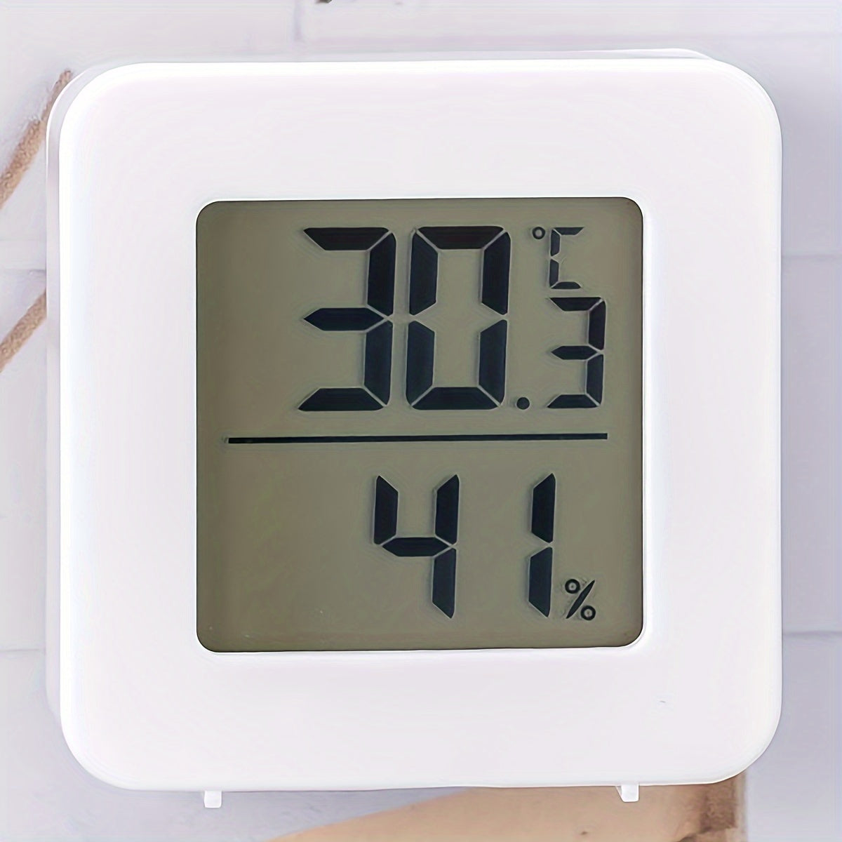 Mini Digital Thermometer and Hygrometer Indoor Outdoor Battery-Operated