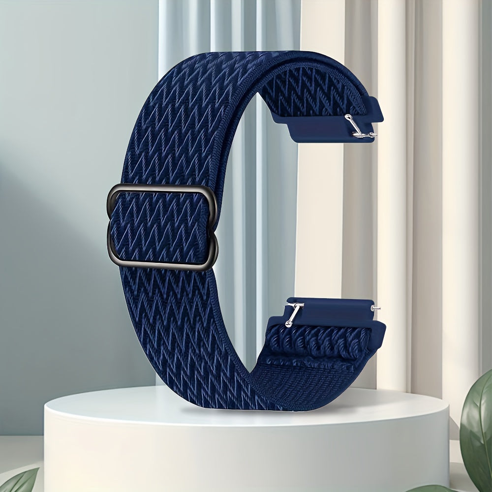 20-22mm bilak uchun nylon tasma, suvga chidamli, batareyasiz, qopqoq va halqa yopilishi.